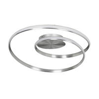 STROPNÍ LED SVÍTIDLO, 56/24 cm  - bílá/barvy stříbra, Design, kov/plast (56/24cm) - Ambiente