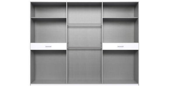 DREHTÜRENSCHRANK in Eiche Artisan, Graphitfarben - Schwarz/Graphitfarben, KONVENTIONELL, Glas/Holzwerkstoff (270/208/58cm) - Carryhome
