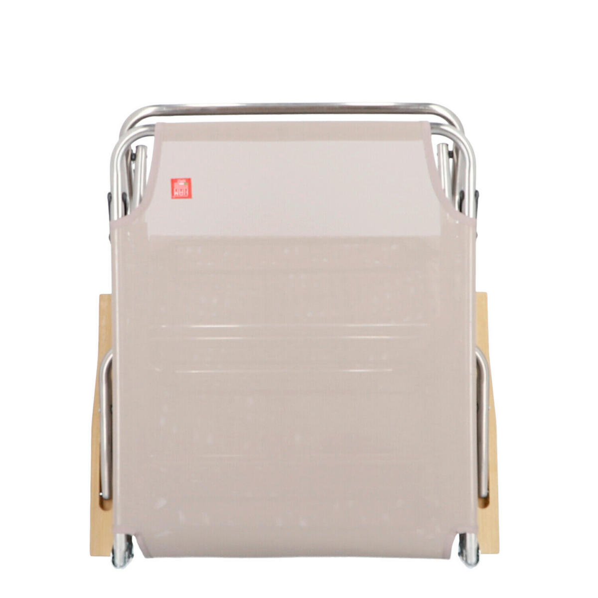 SONNENLIEGE 69/40/190 cm  - Taupe, Design, Textil/Metall (69/40/190cm) - FIAM