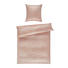 BETTWÄSCHE Jacquard Rosa 155/220 cm - Rosa, Textil (155/220cm)
