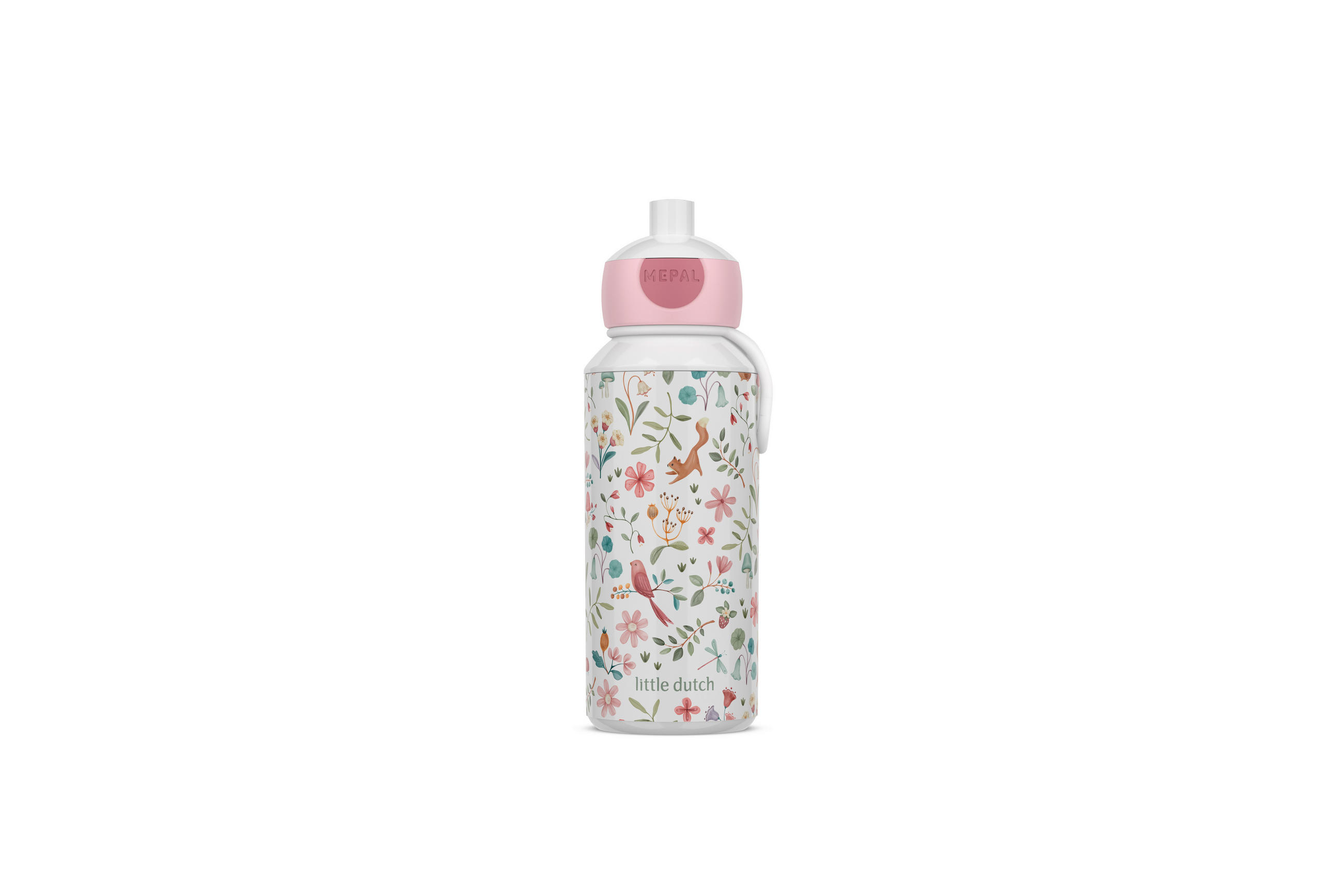 DĚTSKÁ LÁHEV NA PITÍ - bílá/světle zelená, Konvenční, plast (6,4/7,0/18,4cm) - Mepal
