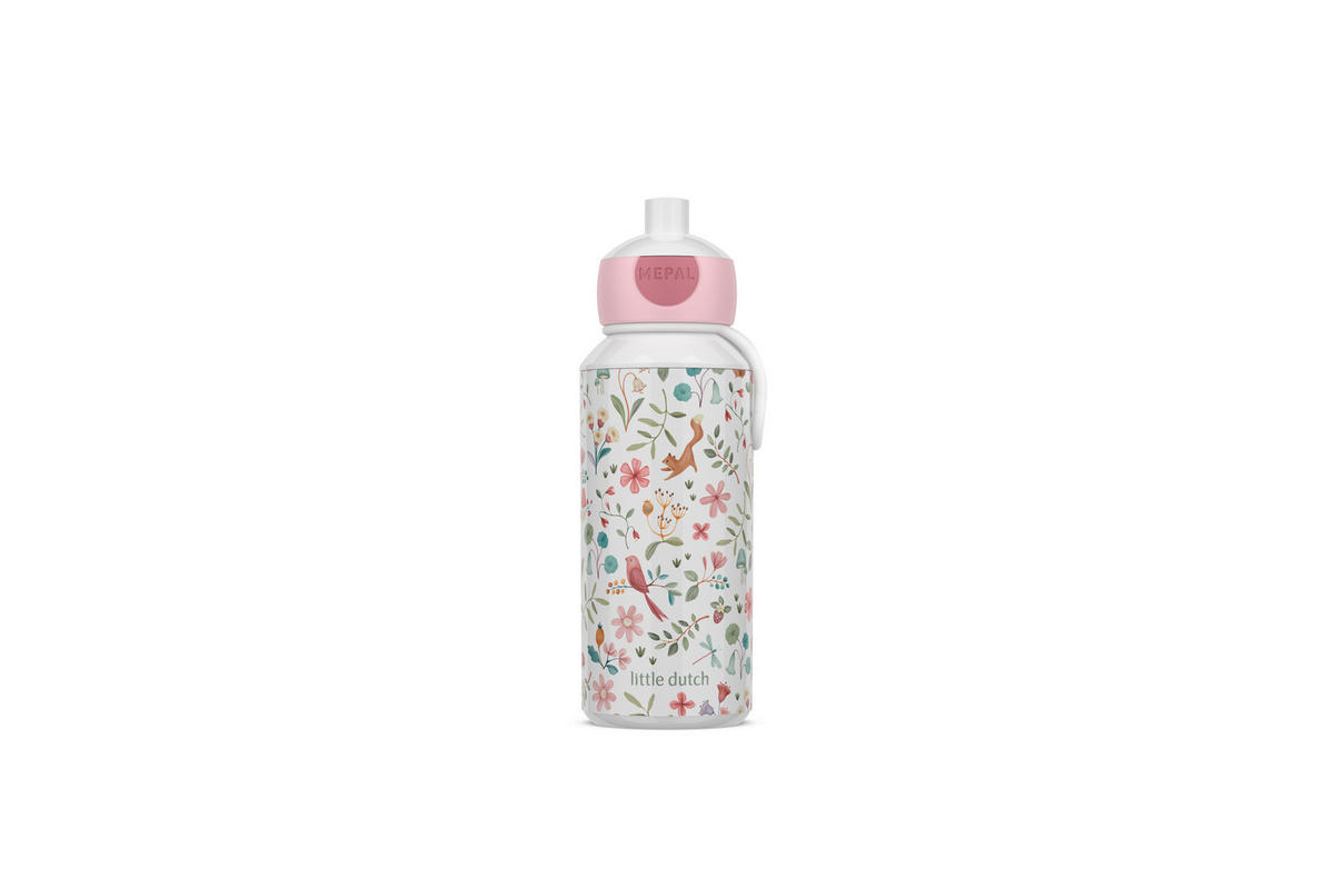 KINDERTRINKFLASCHE Campus Pop-Up  - Hellrosa/Weiß, KONVENTIONELL, Kunststoff (6,4/7,0/18,4cm) - Mepal