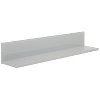VÄGGHYLLA  109,7/18/21,9 cm  - ljusgrå/grå, Design, trämaterial/glas (109,7/18/21,9cm) - Hom`in