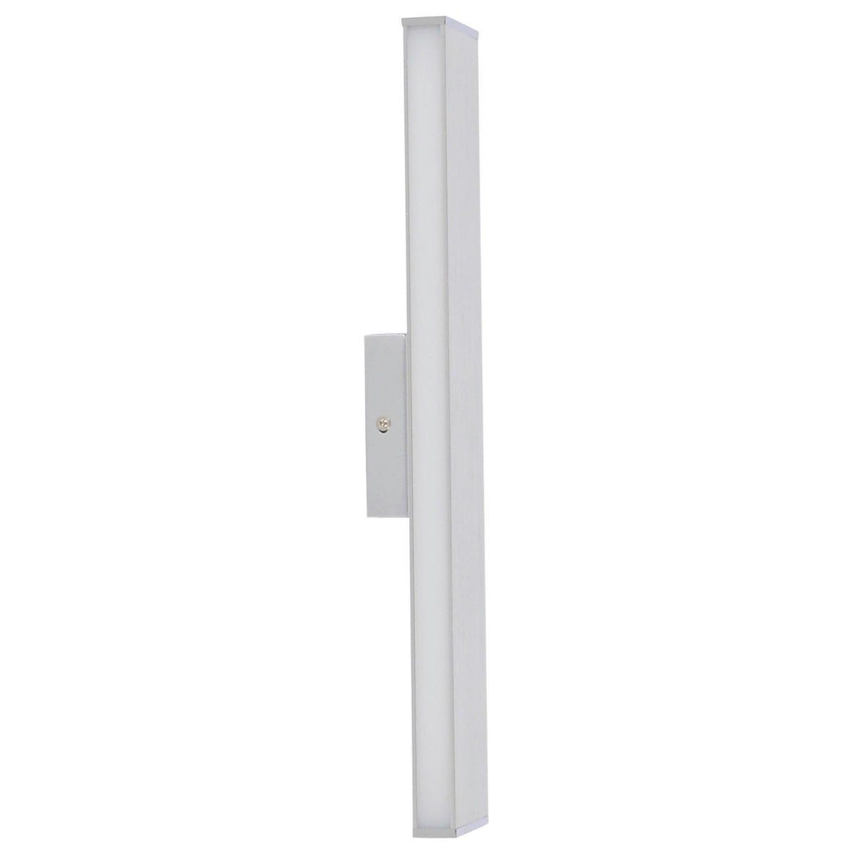 LED-WANDLEUCHTE 45/7/5 cm   - Chromfarben/Alufarben, Design, Kunststoff/Metall (45/7/5cm) - Näve