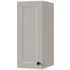 KÜCHENOBERSCHRANK 30/72/35 cm  in Grau  - Schwarz/Grau, MODERN, Holzwerkstoff/Metall (30/72/35cm) - Nobilia