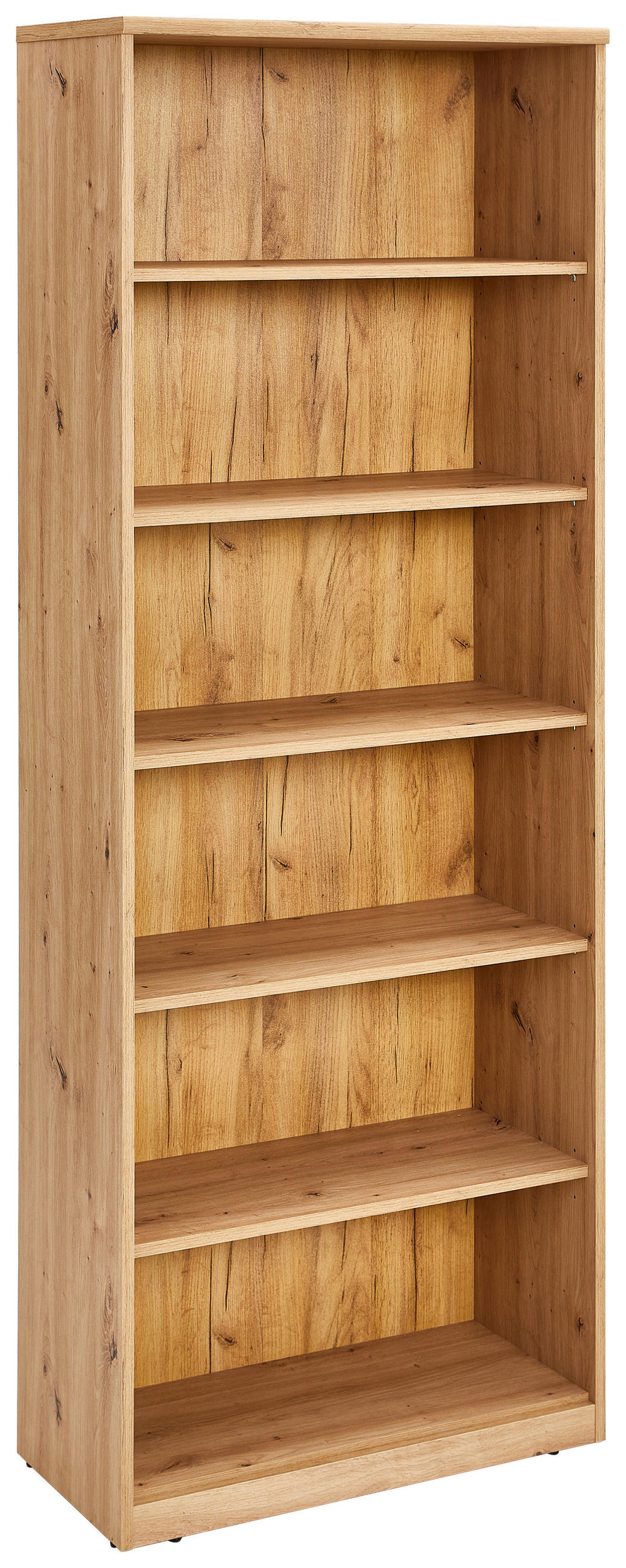 REGAL Eiche Artisan  - Schwarz/Eiche Artisan, Basics, Holzwerkstoff (72/194/36cm) - Xora