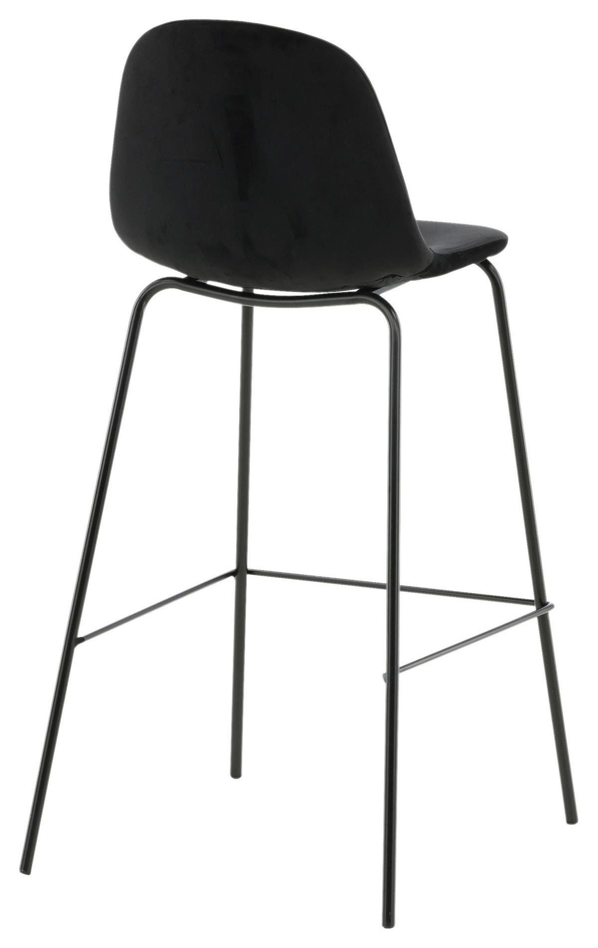 BARPALL SET i svart  - svart, Design, metall/textil (41.5/105/43cm) - Livetastic