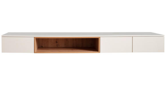 LOWBOARD  in 250/25/45 cm  - Weiß/Eiche Artisan, Design, Holzwerkstoff (250/25/45cm) - Moderano
