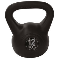 KUGELHANTEL  - Schwarz, KONVENTIONELL, Kunststoff (19/21/29cm)