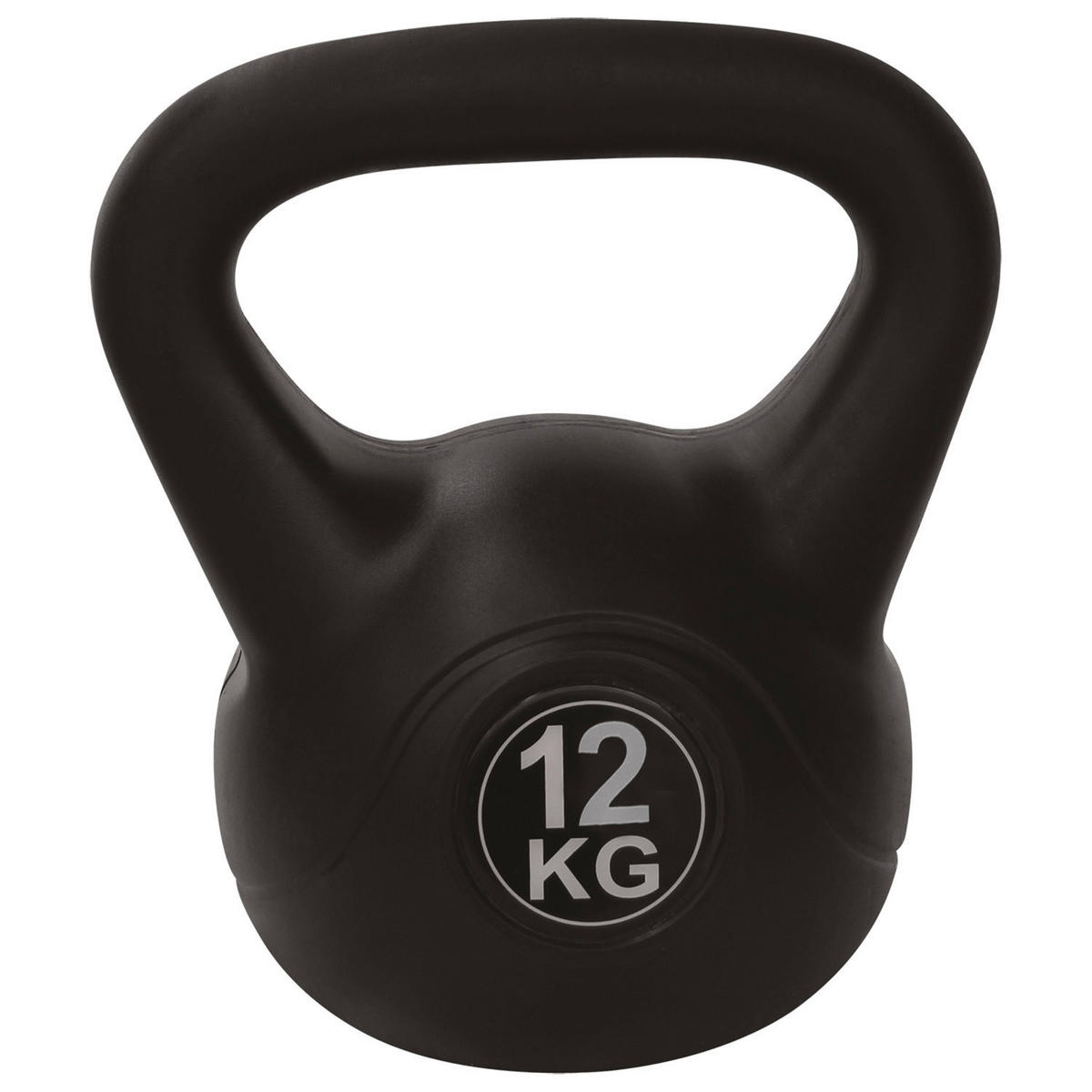 KUGELHANTEL  - Schwarz, KONVENTIONELL, Kunststoff (19/21/29cm)
