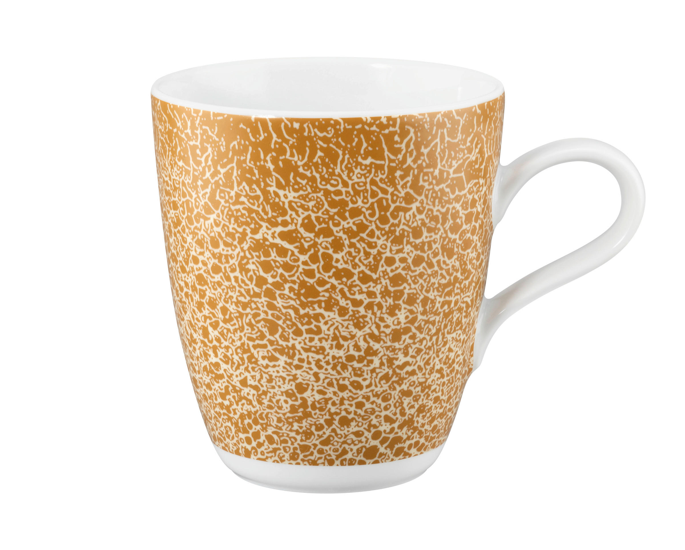 KAFFEEBECHER Life Molecule  400 ml   - Goldfarben/Weiß, Basics, Keramik (400ml) - Seltmann Weiden