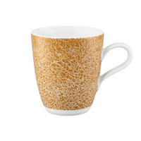 KAFFEEBECHER Life Molecule  400 ml   - Goldfarben/Weiß, Basics, Keramik (400ml) - Seltmann Weiden