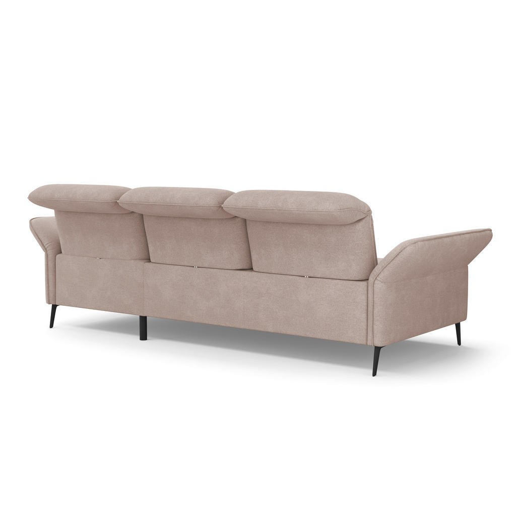 Thumbnail - Sit & More Ecksofa, Greige, Textil, 4,5-Sitzer, L-Form, Ottomane rechts, 264x198 cm, DGM-Klimapakt, Made in Europe, Oeko...