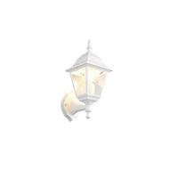 AUßENWANDLEUCHTE Livenza 14/34/19 cm  - Klar/Weiß, KONVENTIONELL, Glas/Metall (14/34/19cm) - Trio Leuchten