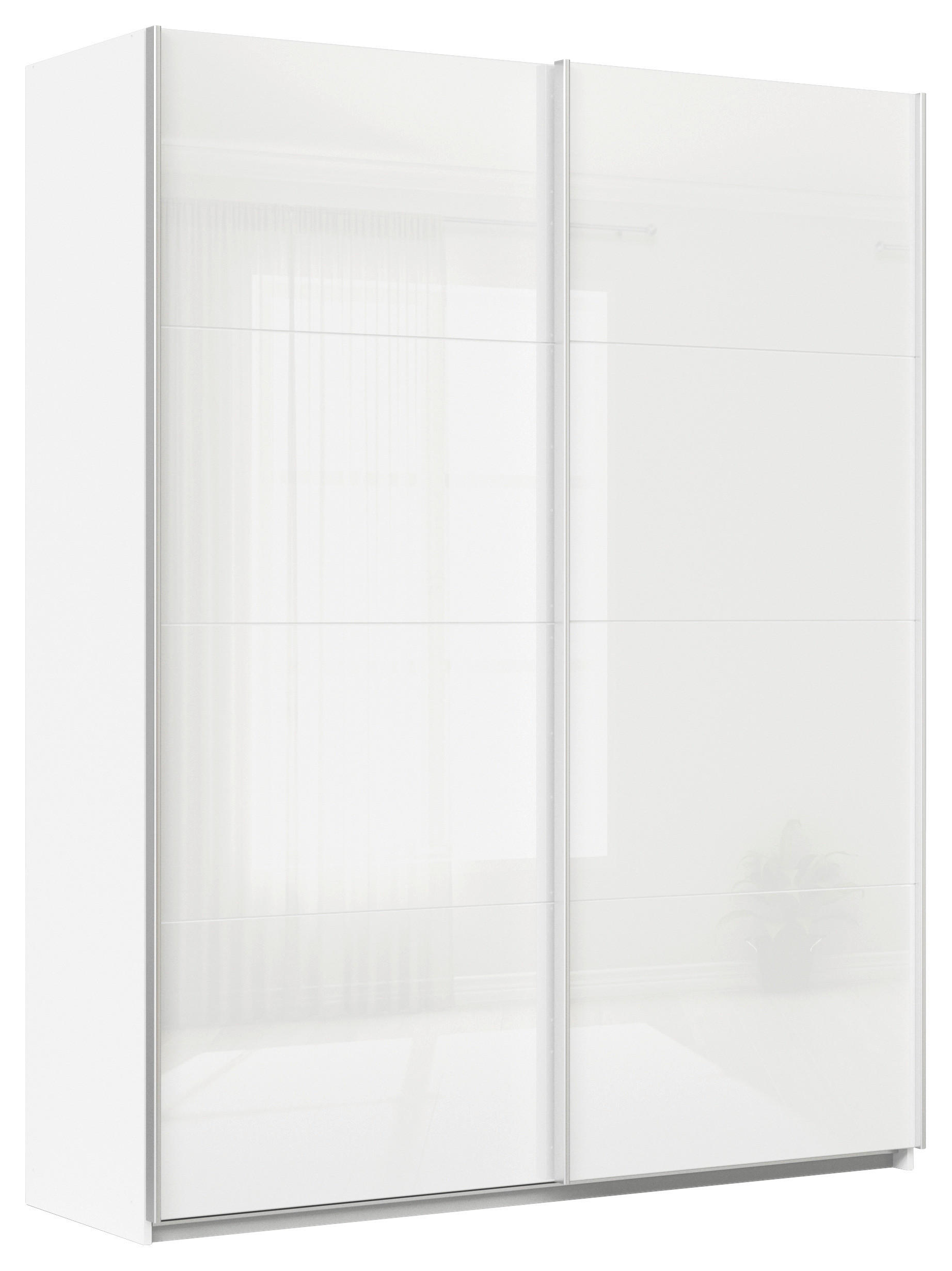 Schwebetürenschrank B: 181cm Feldkirch Weiß