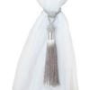 RAFFHALTER 2ER SET 60 cm  - Silberfarben, Basics, Textil (60cm) - Esposa