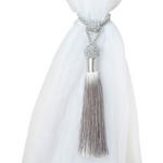 RAFFHALTER 60 cm  - Silberfarben, Basics, Textil (60cm) - Esposa
