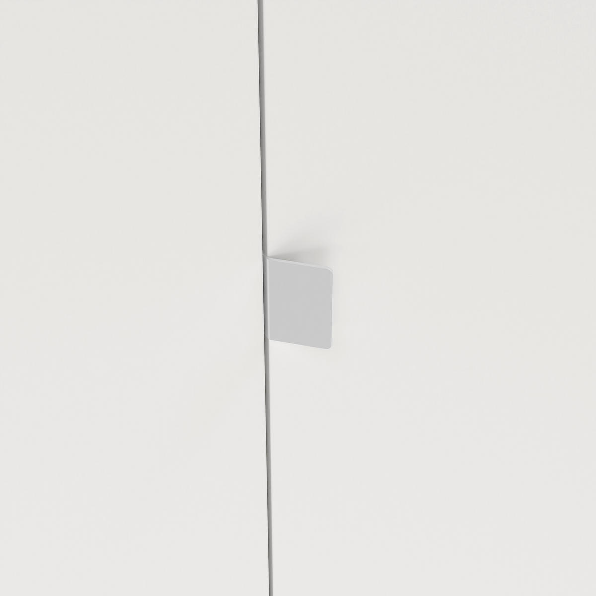 DULAP CU UȘI ROTATIVE alb  - alb, Konventionell, metal/material pe bază de lemn (197/202/58cm) - Boxxx