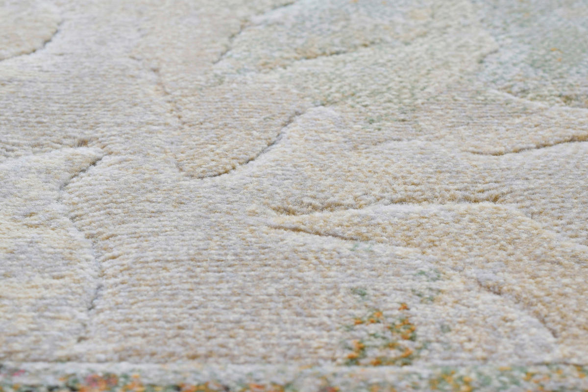 WEBTEPPICH  Wohnzimmer 120/170 cm Catania Grün, Hellgrün, Beige rechteckig  - Beige/Hellgrün, KONVENTIONELL, Textil (120/170cm)