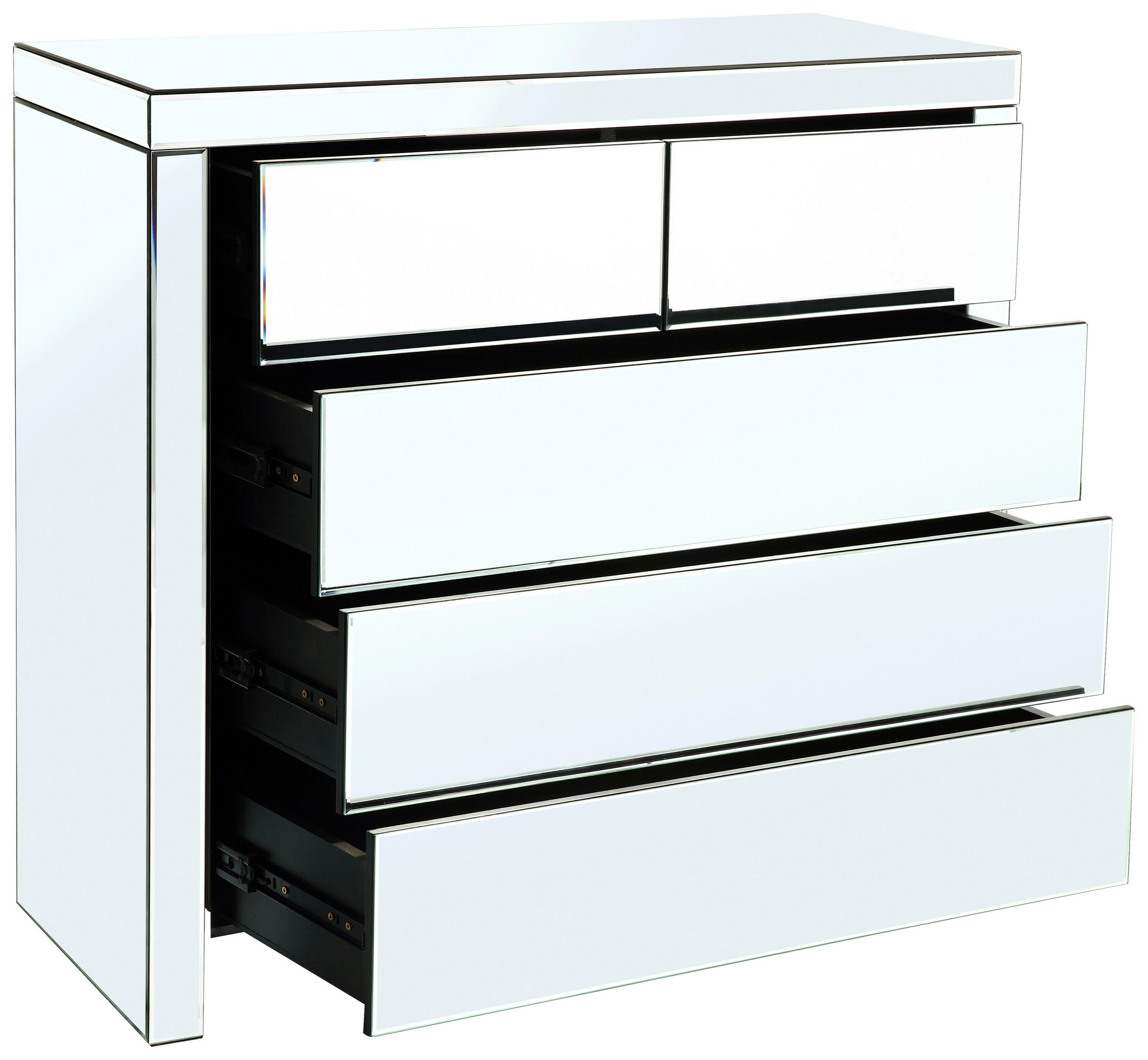 SCHUHREGAL Klar  - Klar, Design, Glas/Holzwerkstoff (90/90/40cm) - MID.YOU