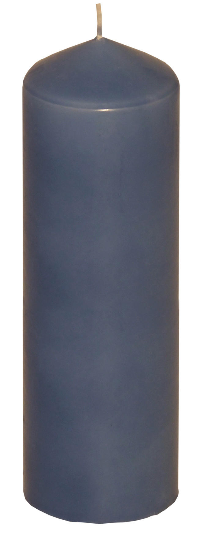 STUMPENKERZE 9/28 cm  - Blau, Basics (9/28cm)