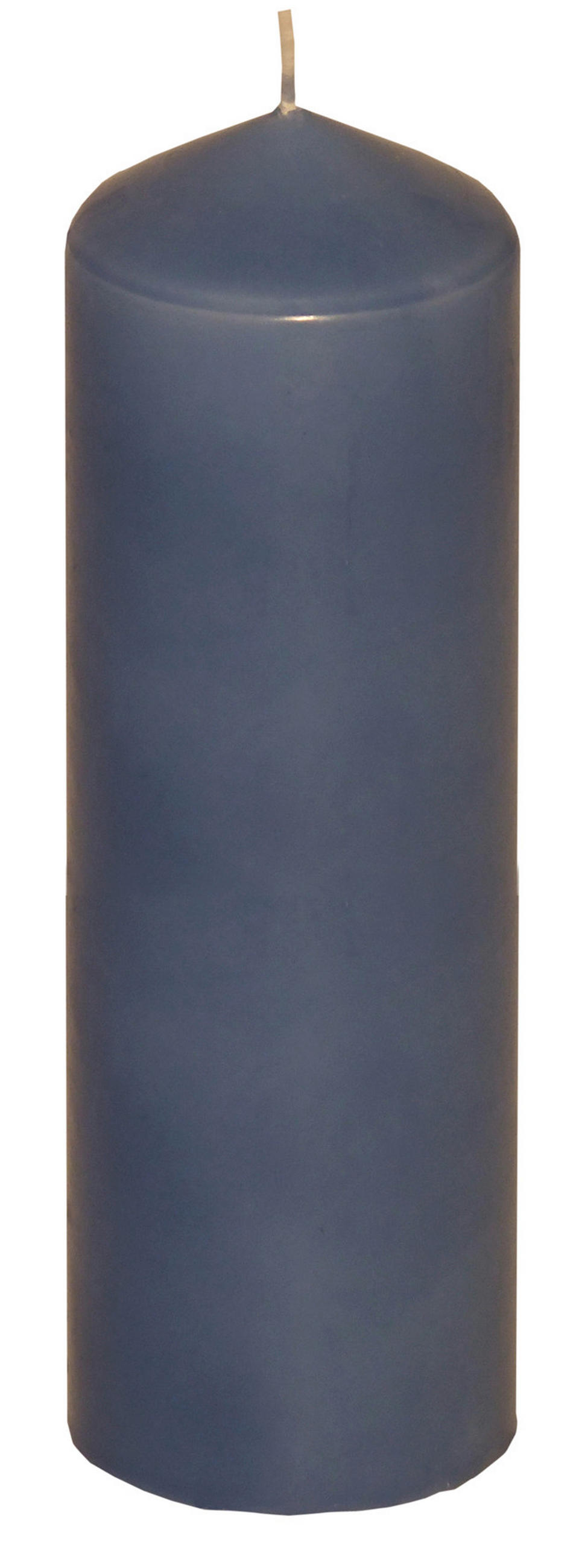 STUMPENKERZE 9/28 cm  - Blau, Basics (9/28cm)