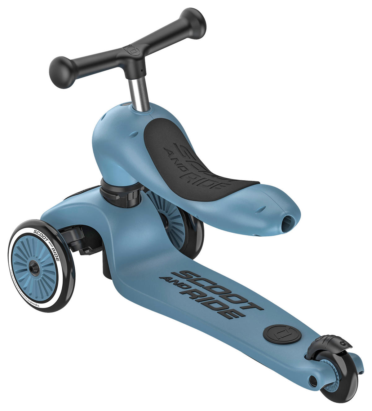 KINDERSCOOTER  - Pastellblau, Trend, Kunststoff (3,1kg) - Scoot and Ride
