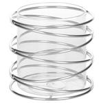 WINDLICHT - Klar/Silberfarben, Design, Glas/Metall (15,4/16,8cm) - Ambia Home