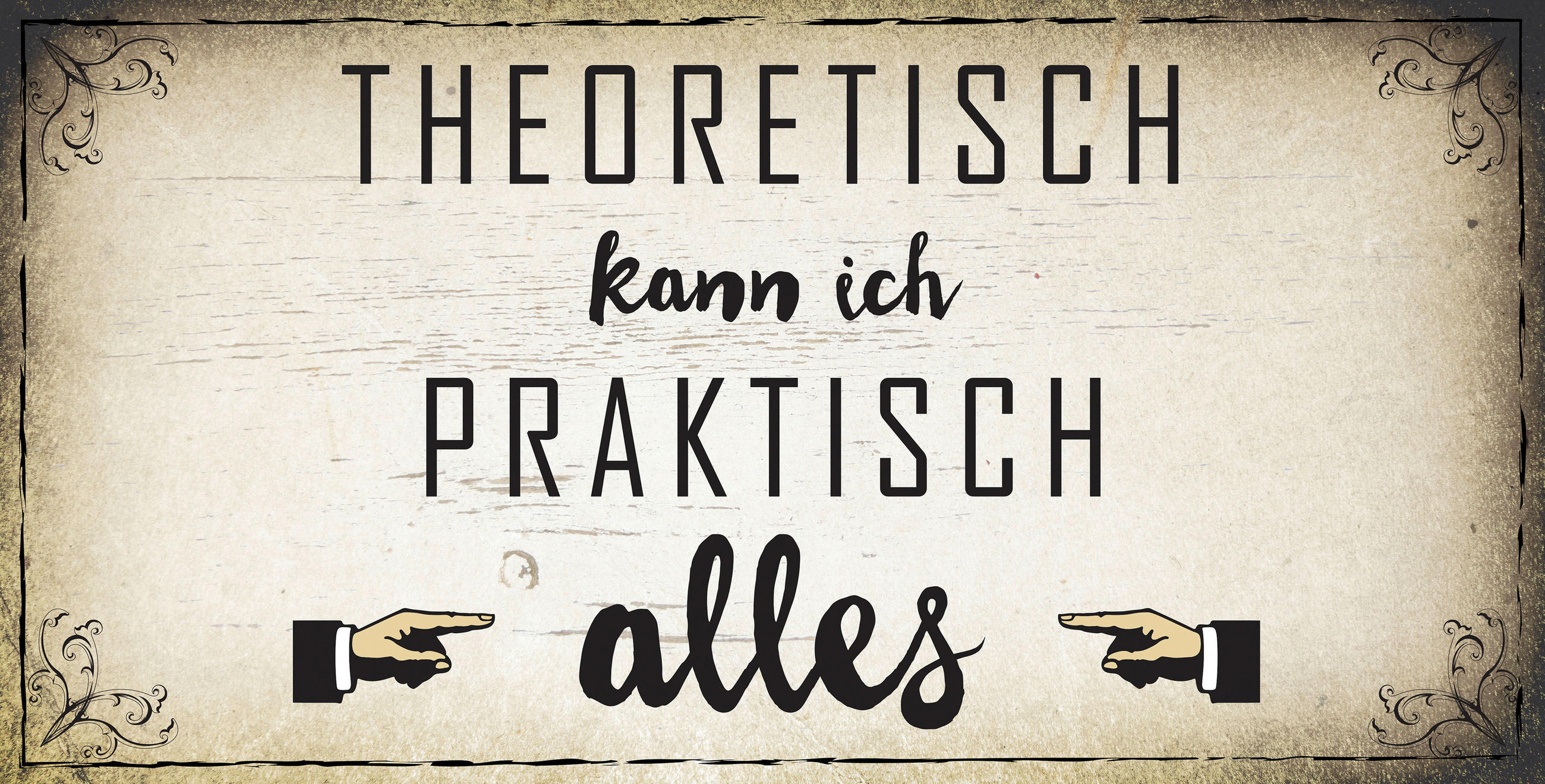DEKOPANEEL Text Multicolor 20/40 cm  - Multicolor, Basics, Holz (20/40cm)