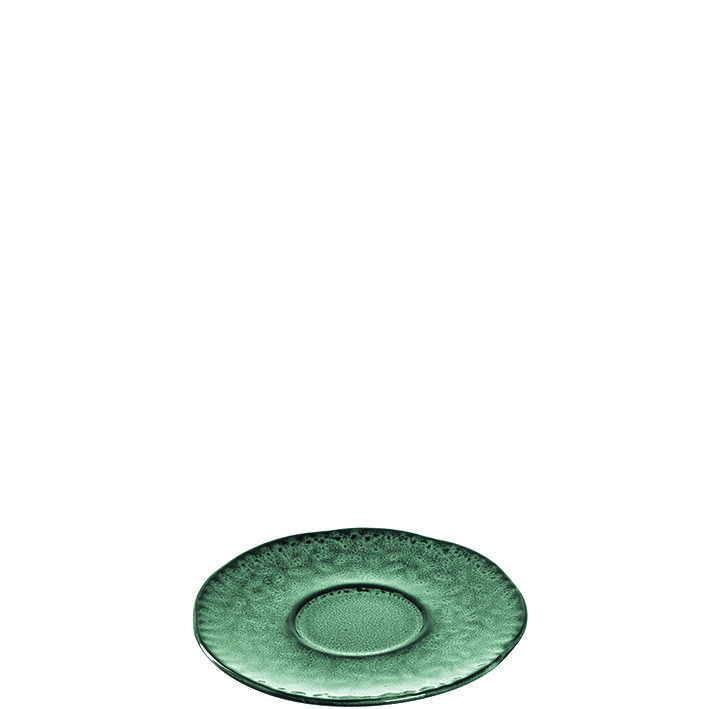 TANIERIK POD ŠÁLKU NA ESPRESSO  - zelená, Lifestyle, keramika (11cm) - Leonardo