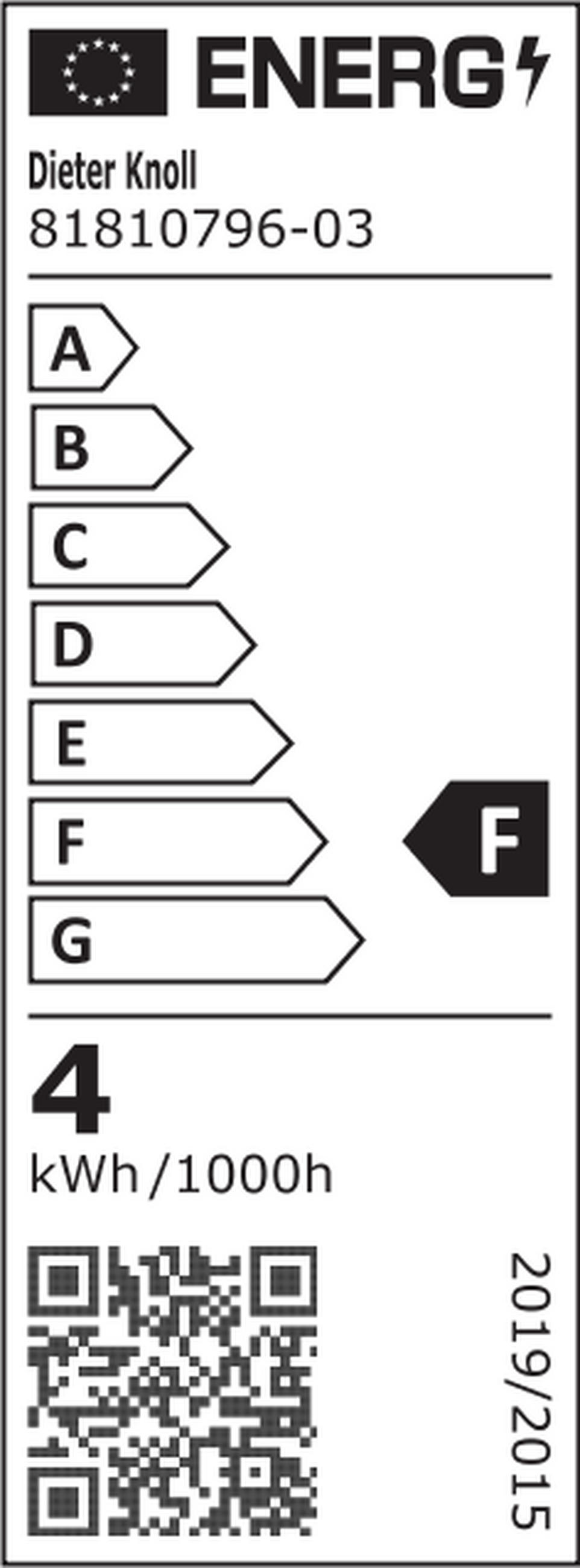 LED-HÄNGELEUCHTE 87/34,5/120 cm   - Schwarz, Design, Glas/Metall (87/34,5/120cm) - Dieter Knoll