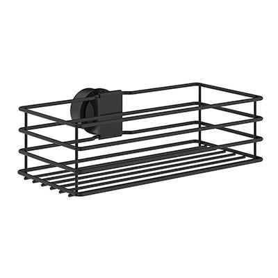 Smedbo Duschkorb Beslagsboden Körbe Schwarz 25x7.2x12 cm