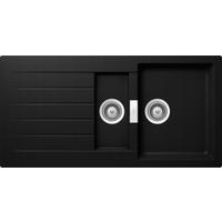 SPÜLE SIGD150UPUR  - Schwarz, Basics, Stein (100/50cm) - Schock
