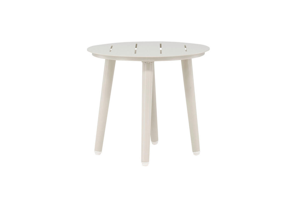 LOUNGEBORD  - beige, Modern, metall (40/35cm) - Gardenson