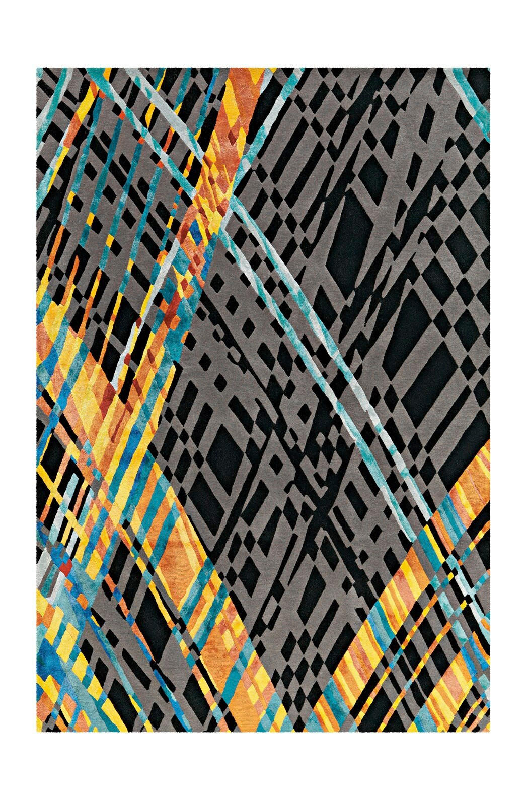 FLACHWEBETEPPICH  Wohnzimmer 170/240 cm Grau, Multicolor rechteckig  - Multicolor/Grau, Basics, Textil (170/240cm) - Kayoom