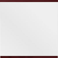 WANDSPIEGEL 75/75,6/4,6 cm  - Dunkelrot, Design, Glas/Holzwerkstoff (75/75,6/4,6cm) - Invivus