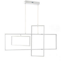 LED-HÄNGELEUCHTE 90/2/100 cm  - Weiß, Design, Metall (90/2/100cm)