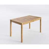 ESSTISCH Holz 160(200)/80/75 cm  - Eichefarben/Schwarz, Modern, Holz (160(200)/80/75cm) - Livetastic