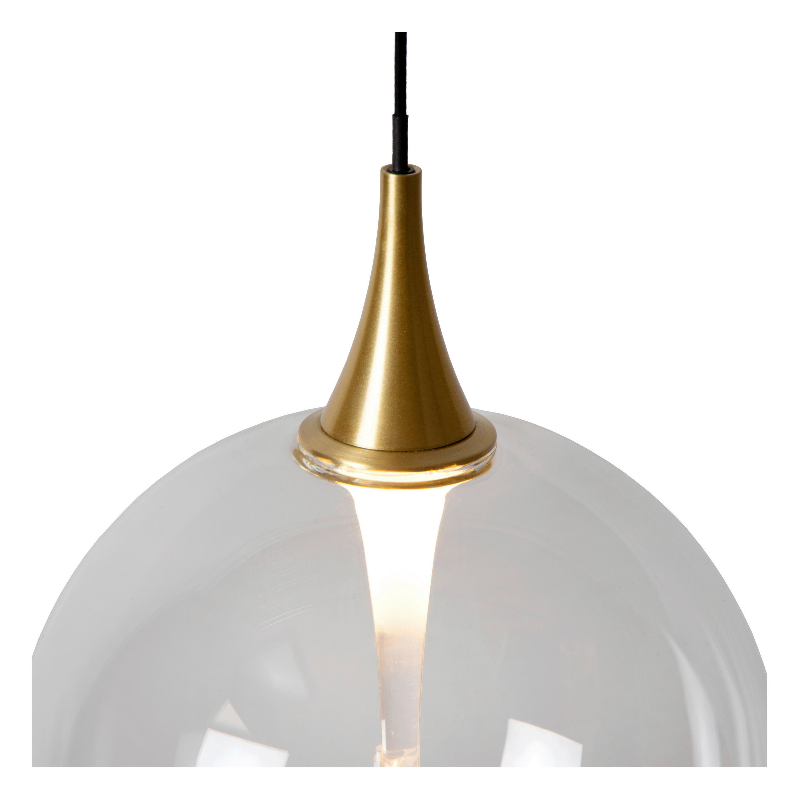 PENDELLEUCHTE 16/16/150 cm  - Transparent, Design, Glas (16/16/150cm) - Lucide