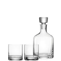 WHISKY-GLÄSERSET Ambrogio  3-teilig  - Klar, Basics, Glas (32/14/28,1cm) - Leonardo