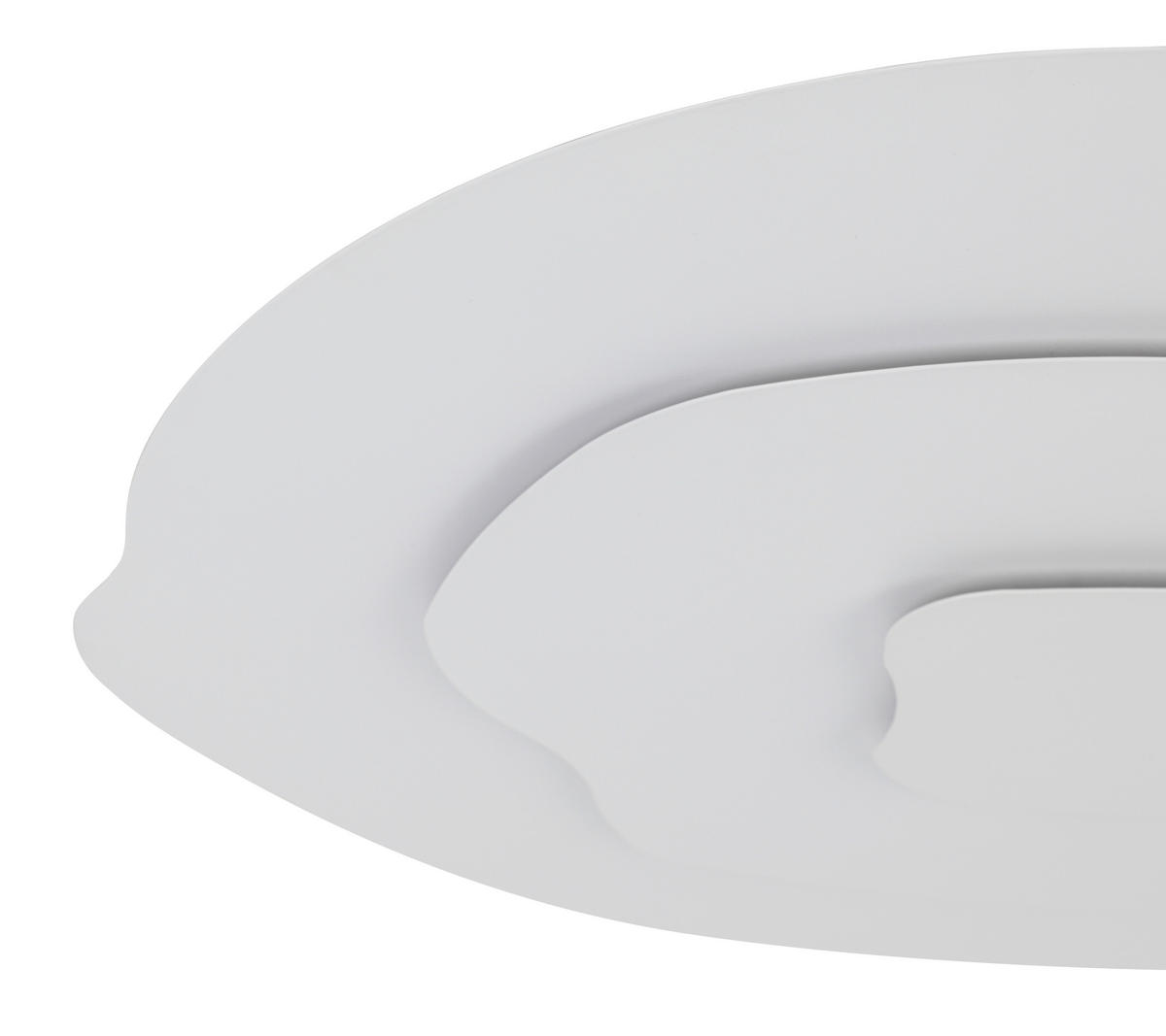 DECKENLEUCHTE  60/5,5 cm    - Weiß, Design, Kunststoff/Metall (60/5,5cm) - Collet's Monde