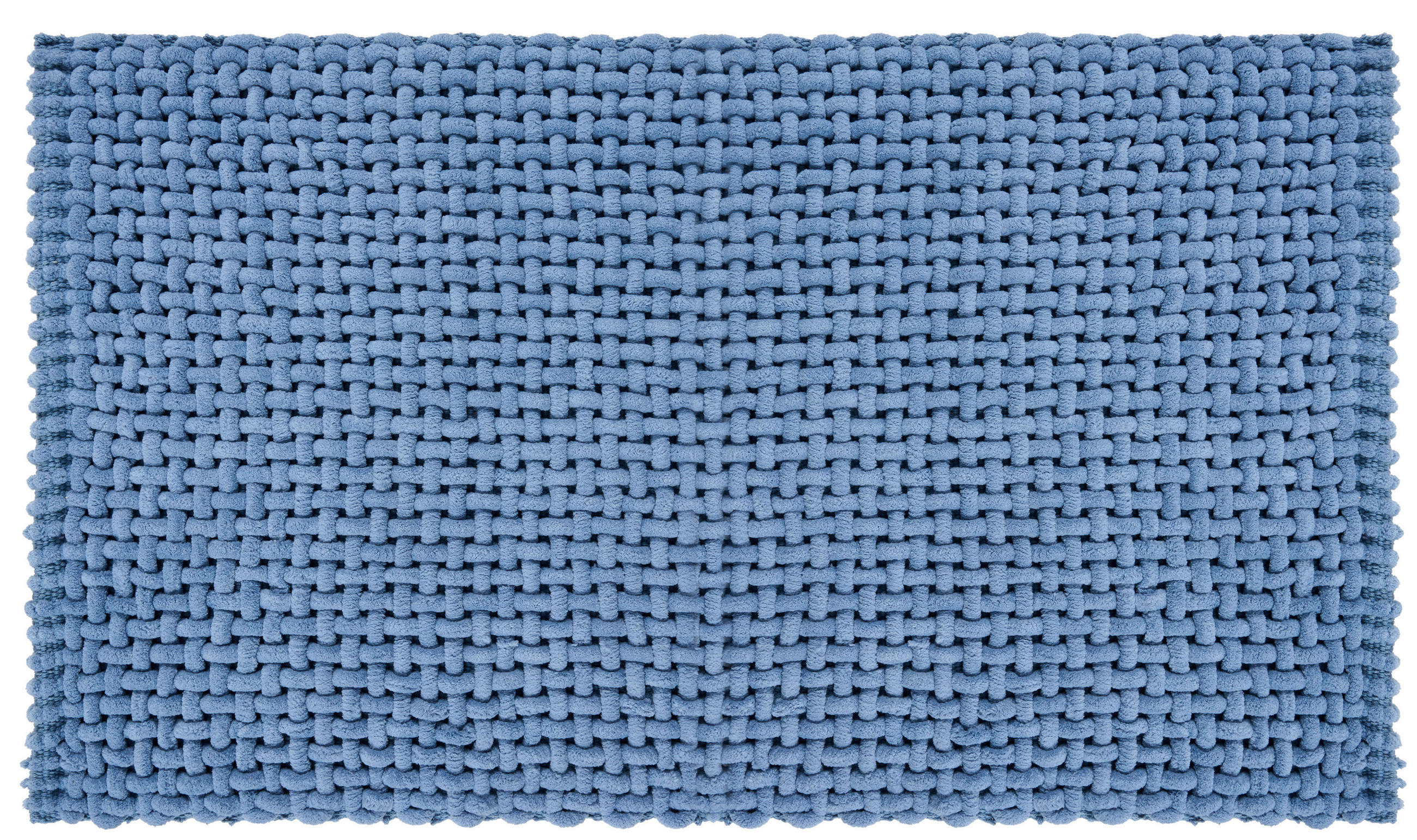 BADEMATTE  70/120 cm  Blau   - Blau, Design, Kunststoff/Textil (70/120cm) - Esposa