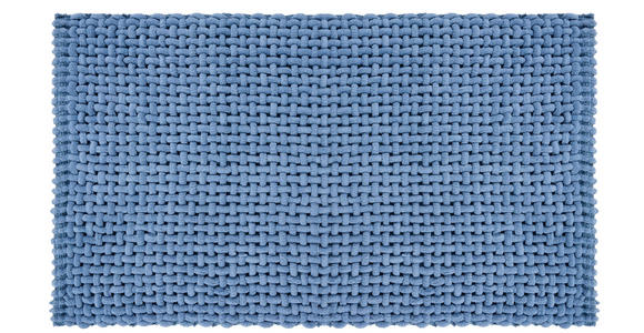 BADEMATTE  70/120 cm  Blau   - Blau, Design, Kunststoff/Textil (70/120cm) - Esposa