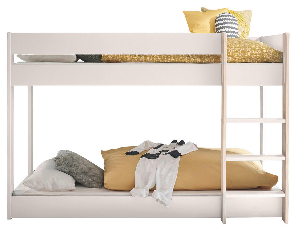 KREVET NA KAT  bijela   - bijela, Moderno, drvni materijal (90/200cm) - MID.YOU