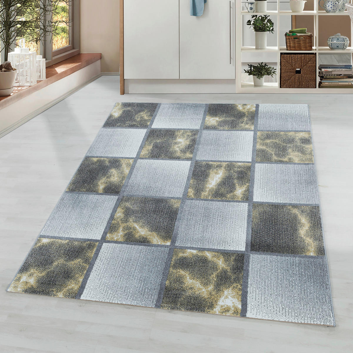 WEBTEPPICH 240/340 cm Ottawa 4201 gelb Gelb  - Gelb, Design, Textil (240/340cm)