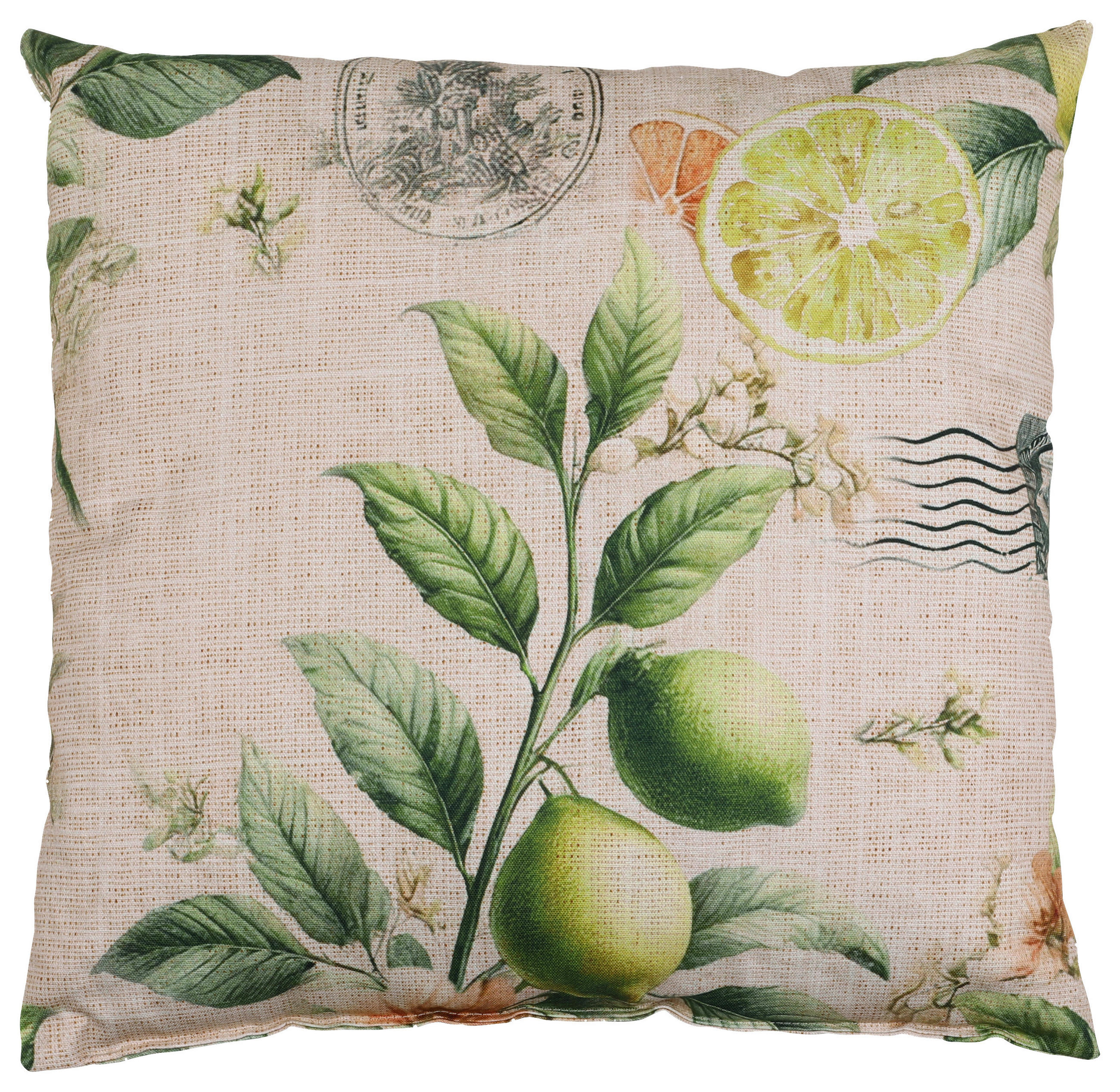 ZIERKISSEN 48/48 cm  - Sandfarben, Design, Textil (48/48cm)