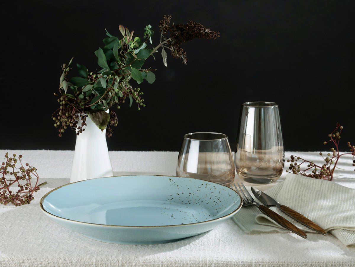 SET MATTALLRIKAR 27 cm  - pastellblå, Trend, keramik (27cm) - Creatable