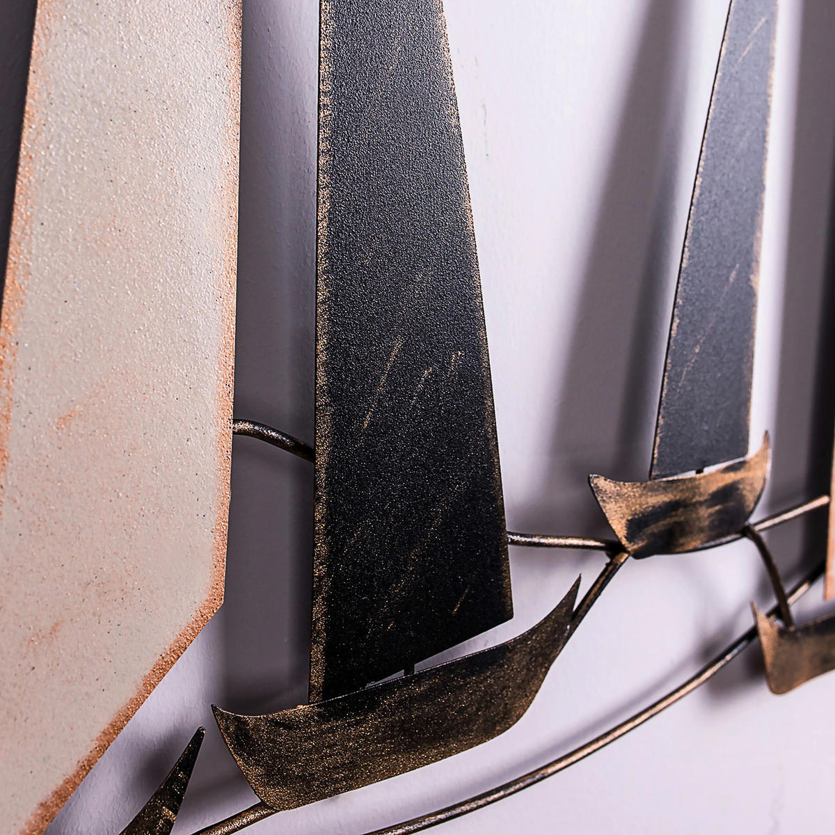 METALLBILD  - Multicolor, Basics, Metall (117/52cm)