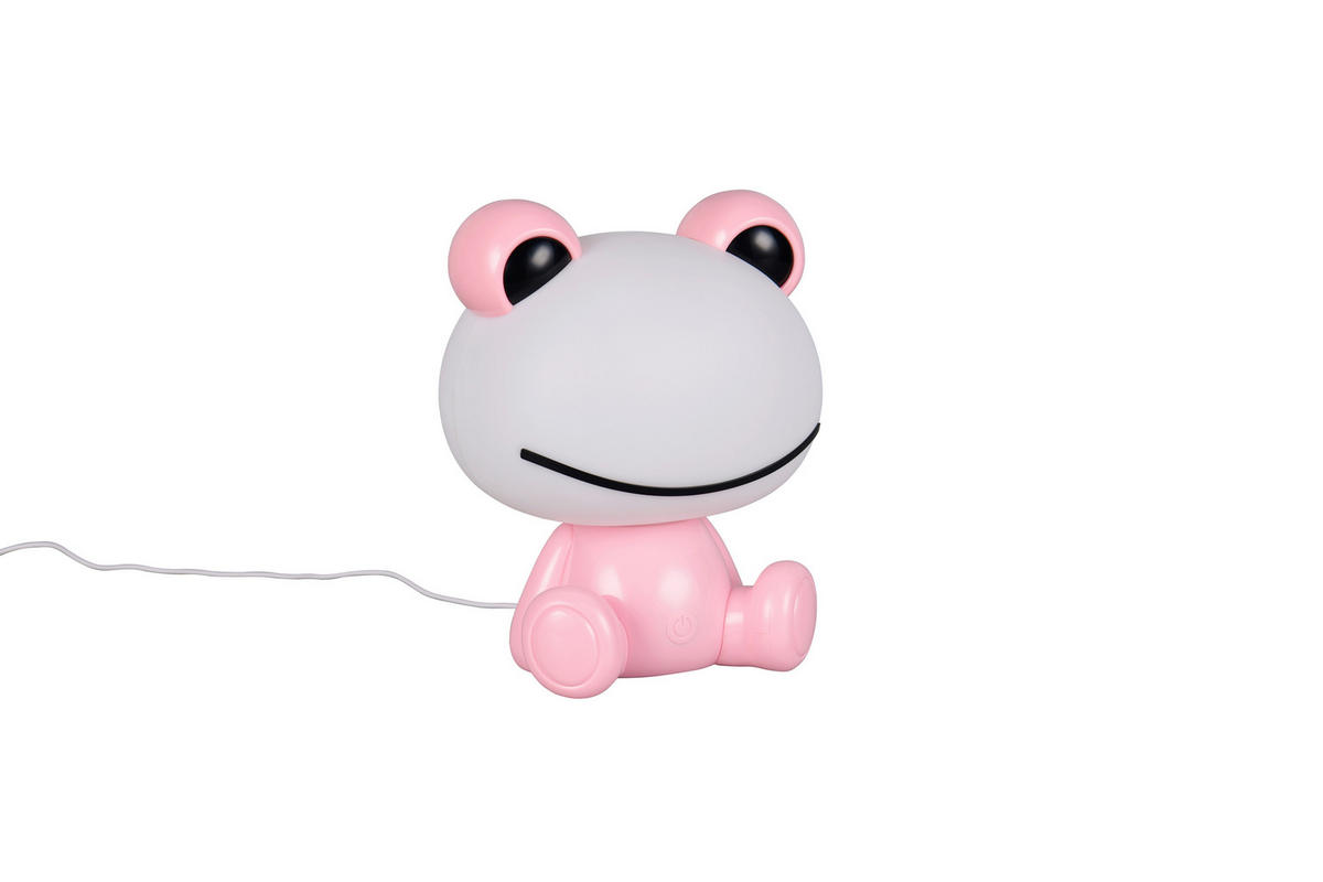 LED-TISCHLEUCHTE 19,5/16,5/24,5 cm   - Pink/Weiß, LIFESTYLE, Kunststoff (19,5/16,5/24,5cm)
