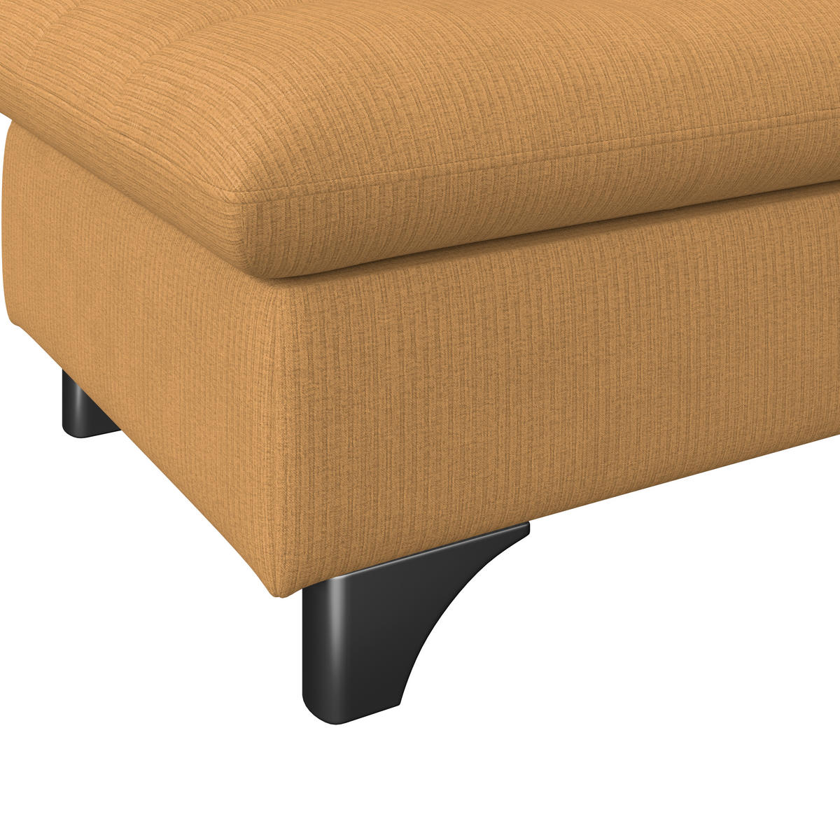 HOCKER Chenille Goldfarben  - Chromfarben/Goldfarben, KONVENTIONELL, Textil/Metall (108/46/108cm) - Livetastic